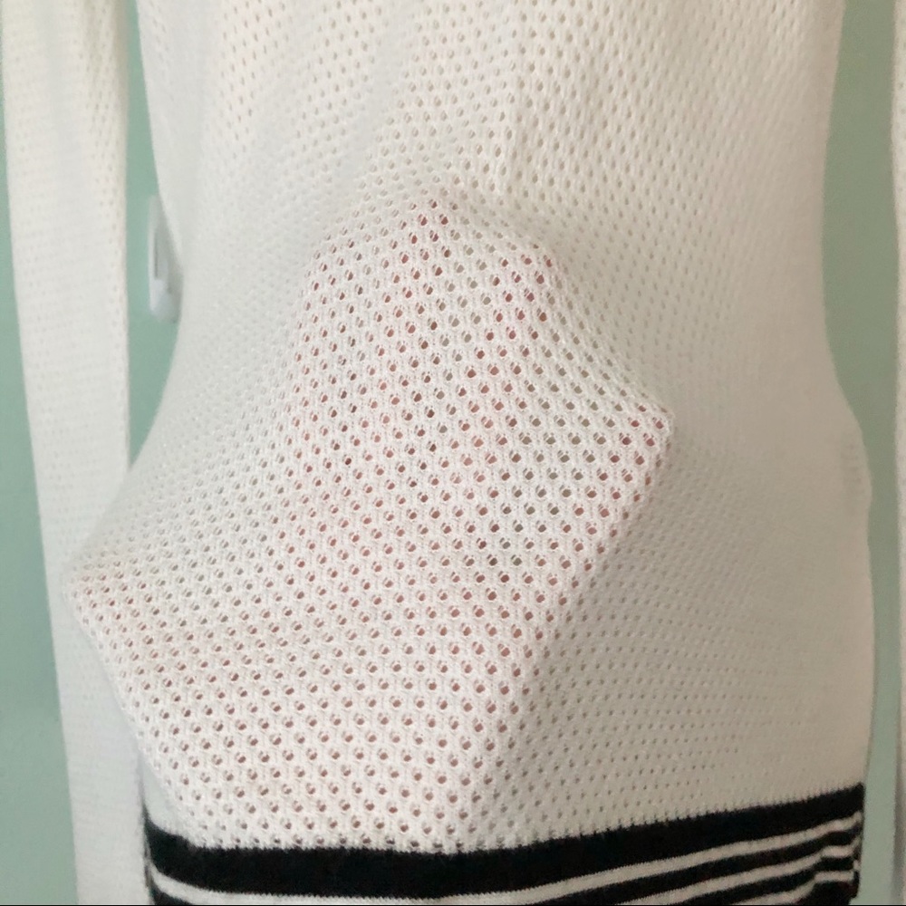 Rag & Bone Lightweight Mesh Splitback Knit Top - Picture 7 of 10